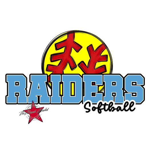 Raiders Varsity Softball-Carolina Blue