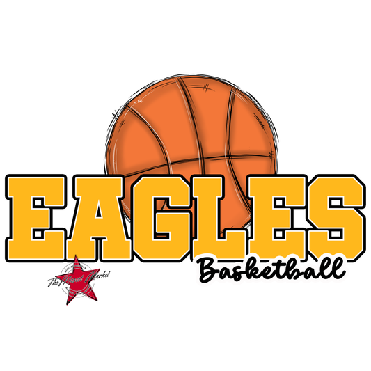 Eagles Varsity Basketball Design-Yellow
