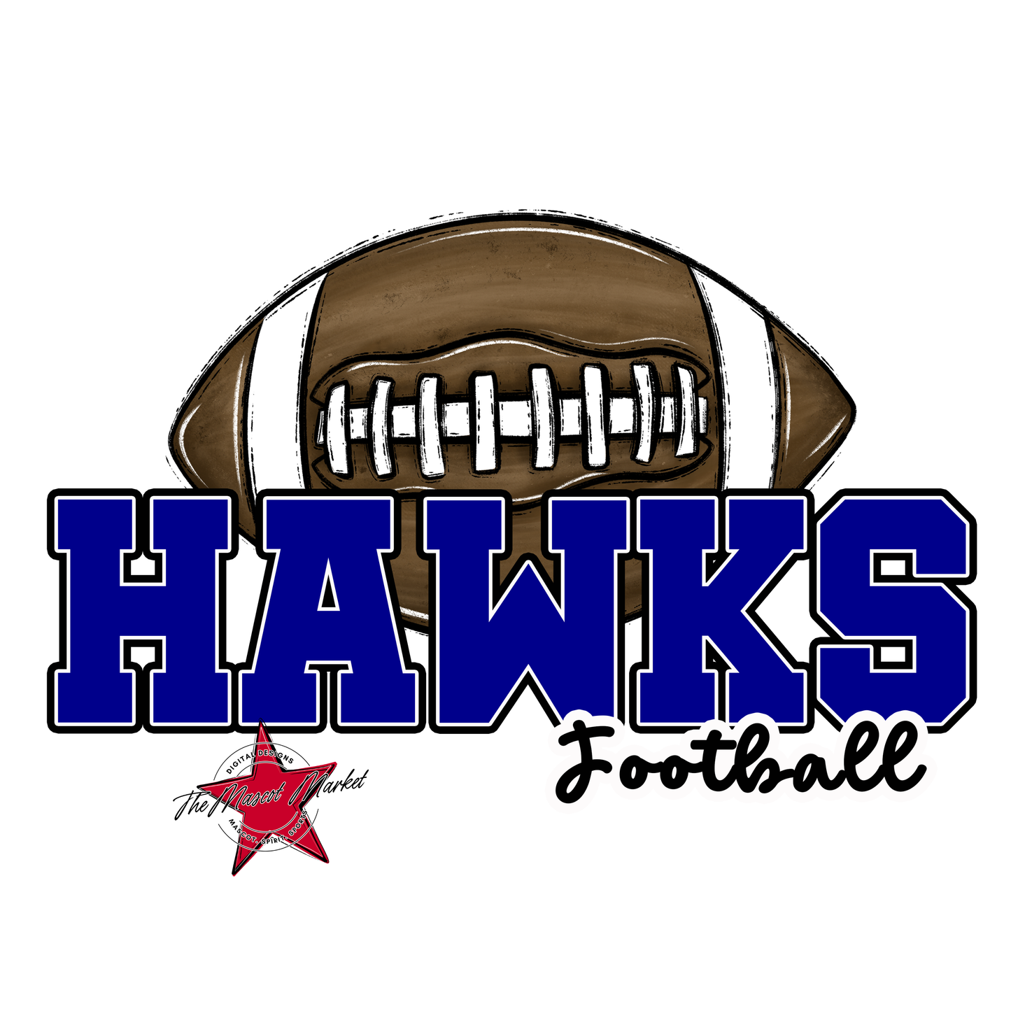 Hawks Varsity Football-Blue