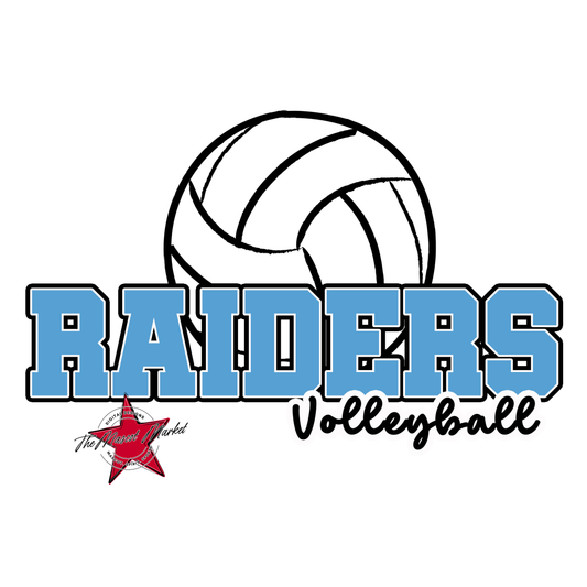 Raiders Varsity Volleyball-Carolina Blue