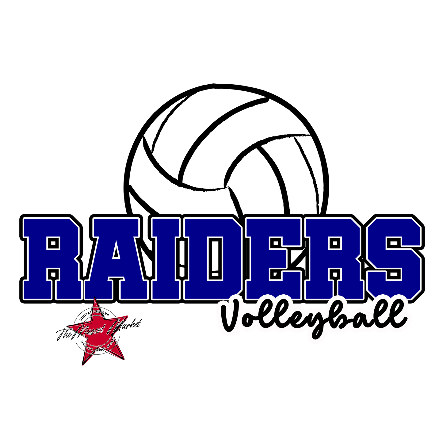 Raiders Varsity Volleyball-Blue