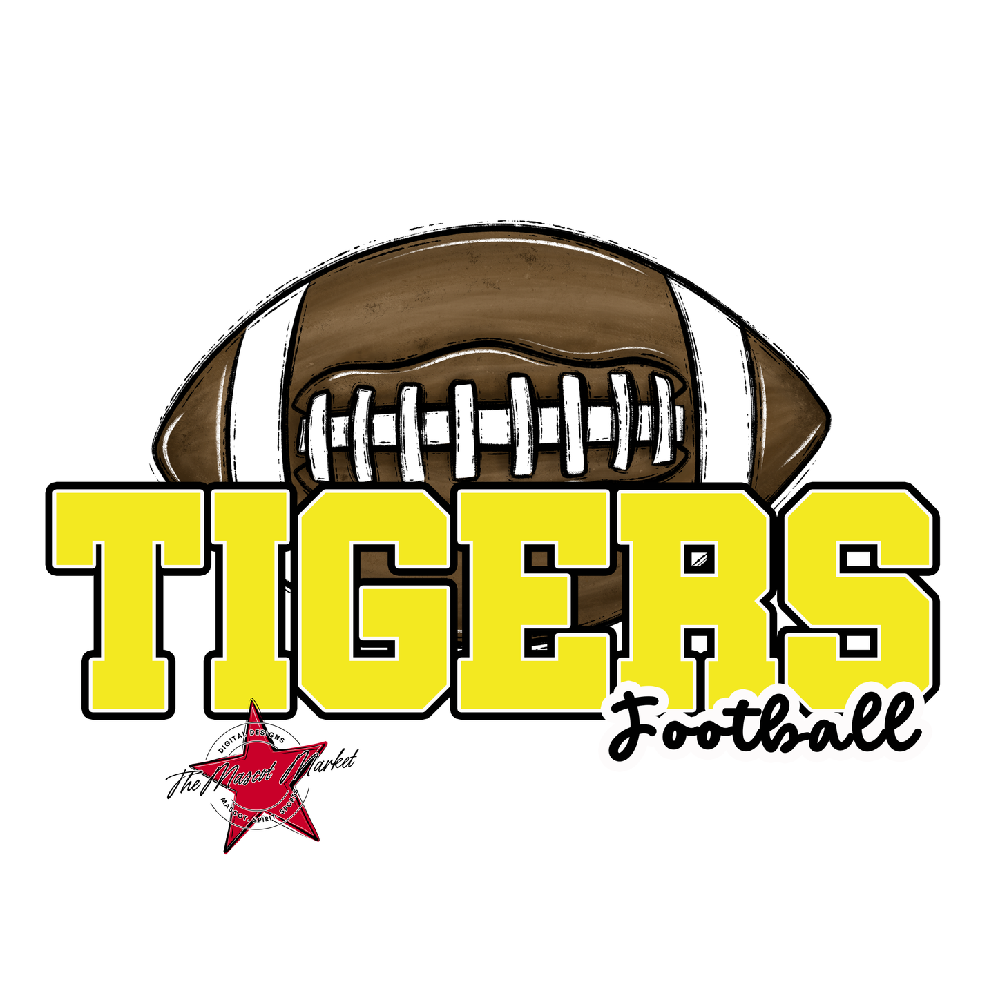 Tigers Varsity Football-Bright Yellow