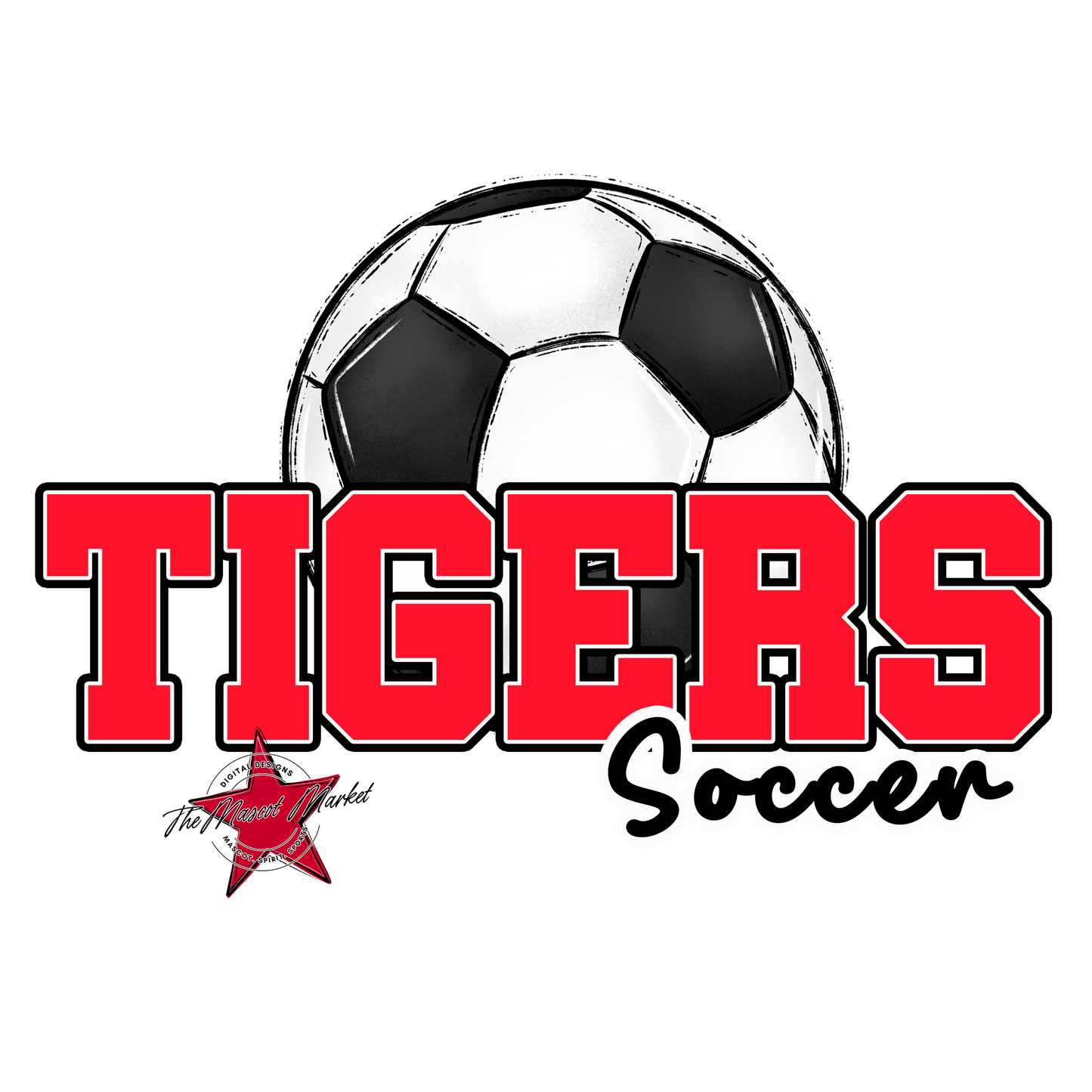 Tigers Varsity Soccer-Bright Red