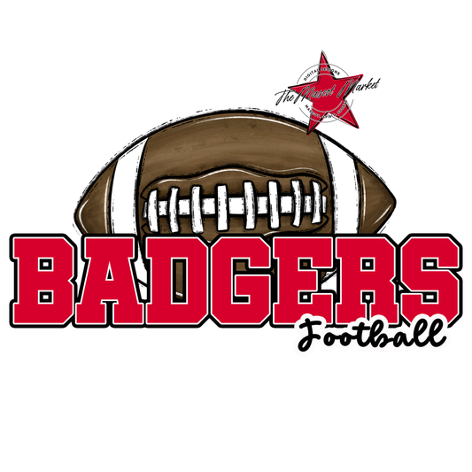 Badgers Varsity Football Design-Red