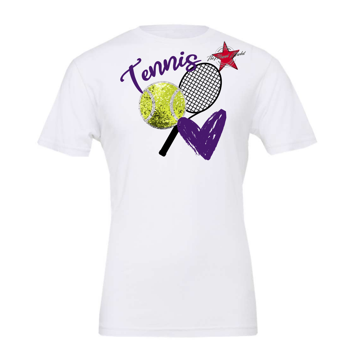 Sequins Tennis Design-Purple