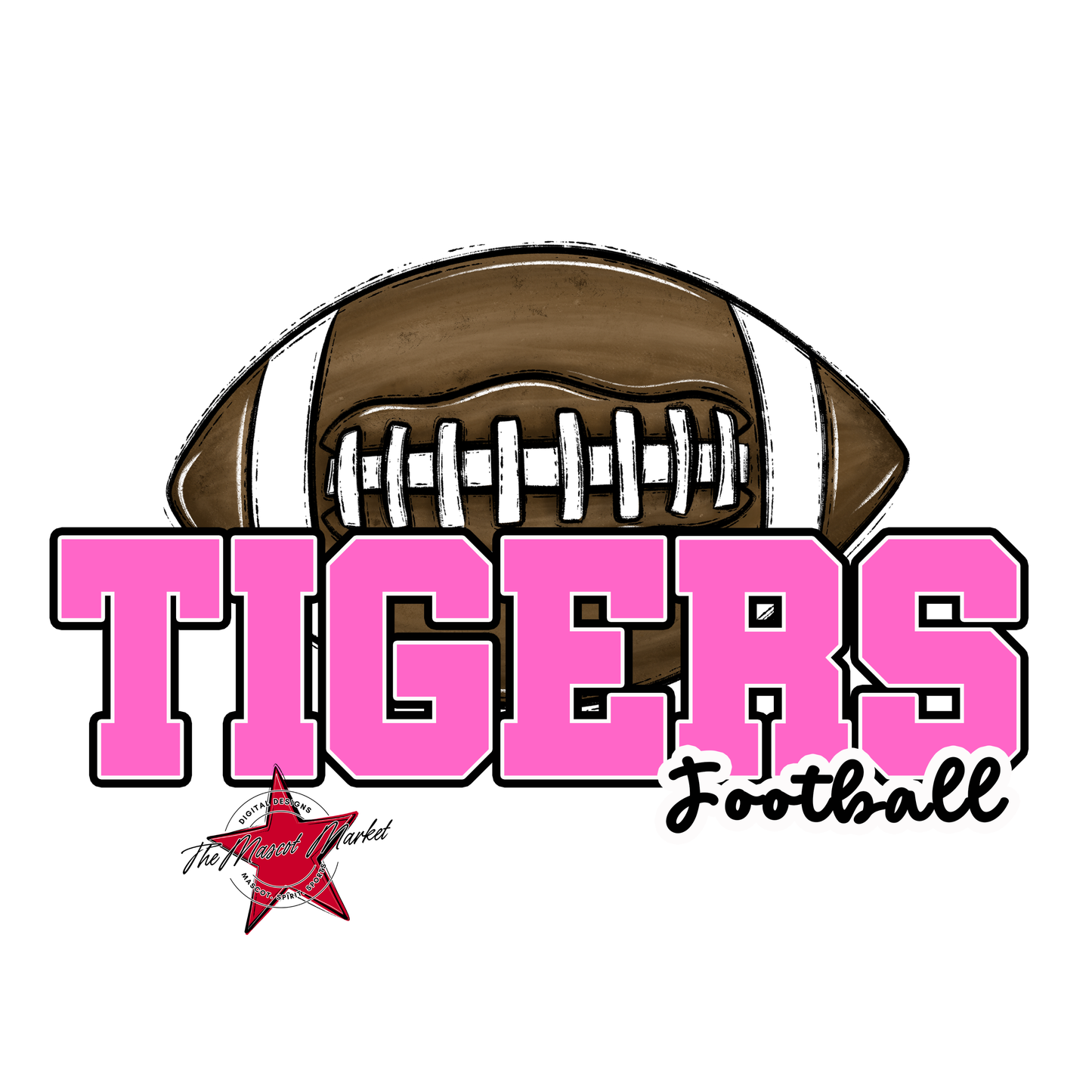 Tigers Varsity Football-Baby Pink