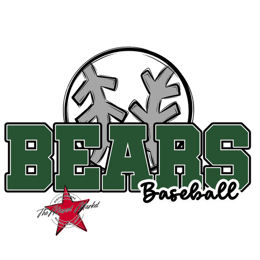 Bears Varsity Baseball Design-Green