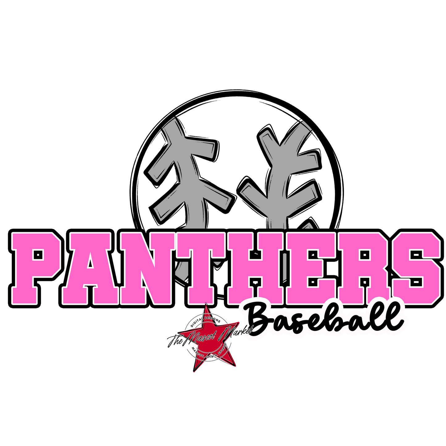 Panthers Varsity Baseball-Baby Pink