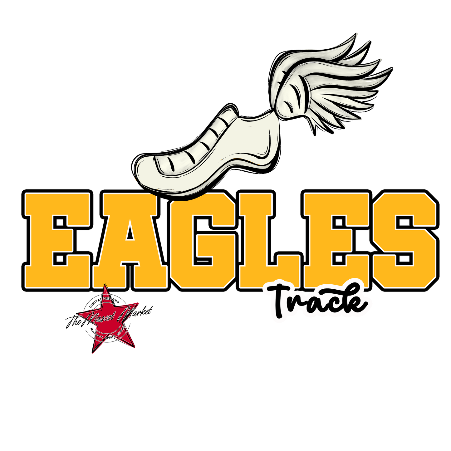 Eagles Varsity Track Design-Yellow