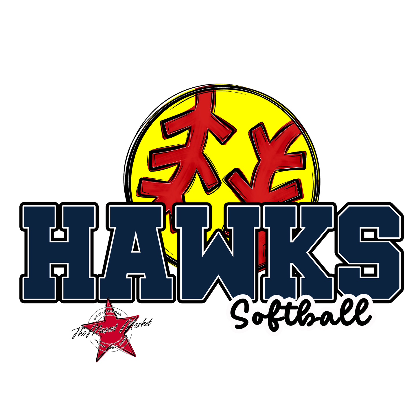 Hawks Varsity Softball-Navy