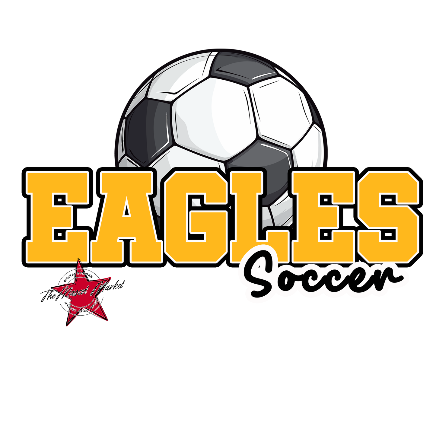 Eagles Varsity Soccer Design-Yellow
