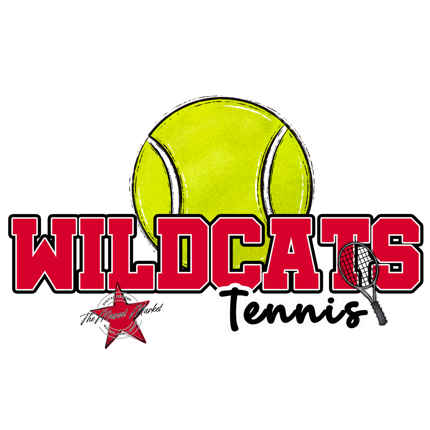 Wildcats Varsity Tennis-Red