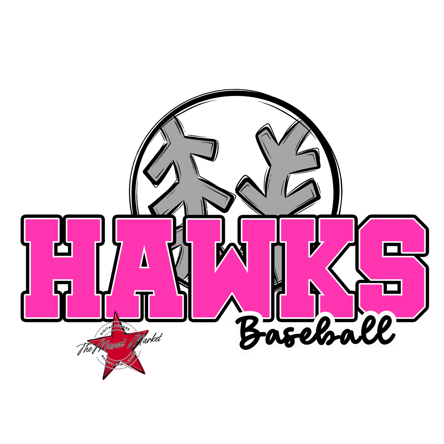 Hawks Varsity Baseball-Pink