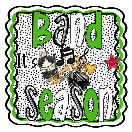 It's Band Season-Bright Green