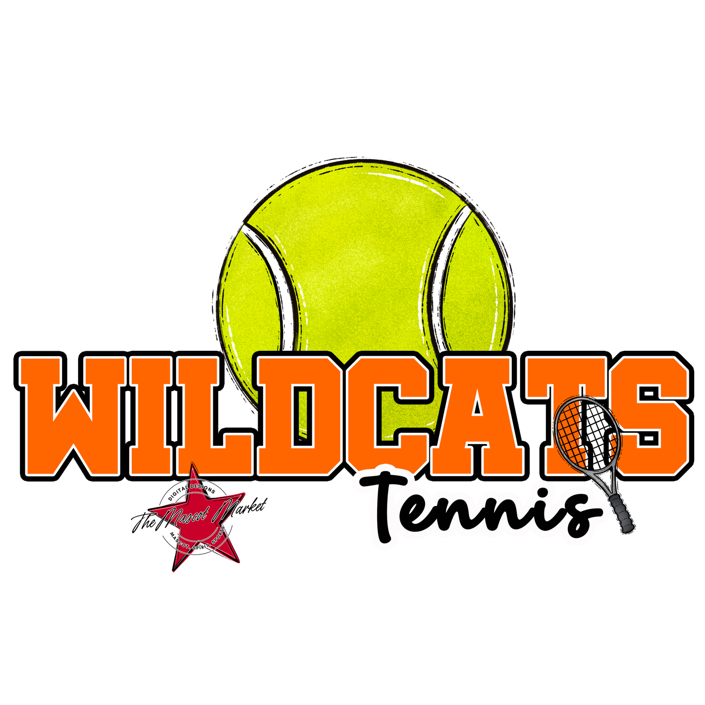 Wildcats Varsity Tennis-Orange