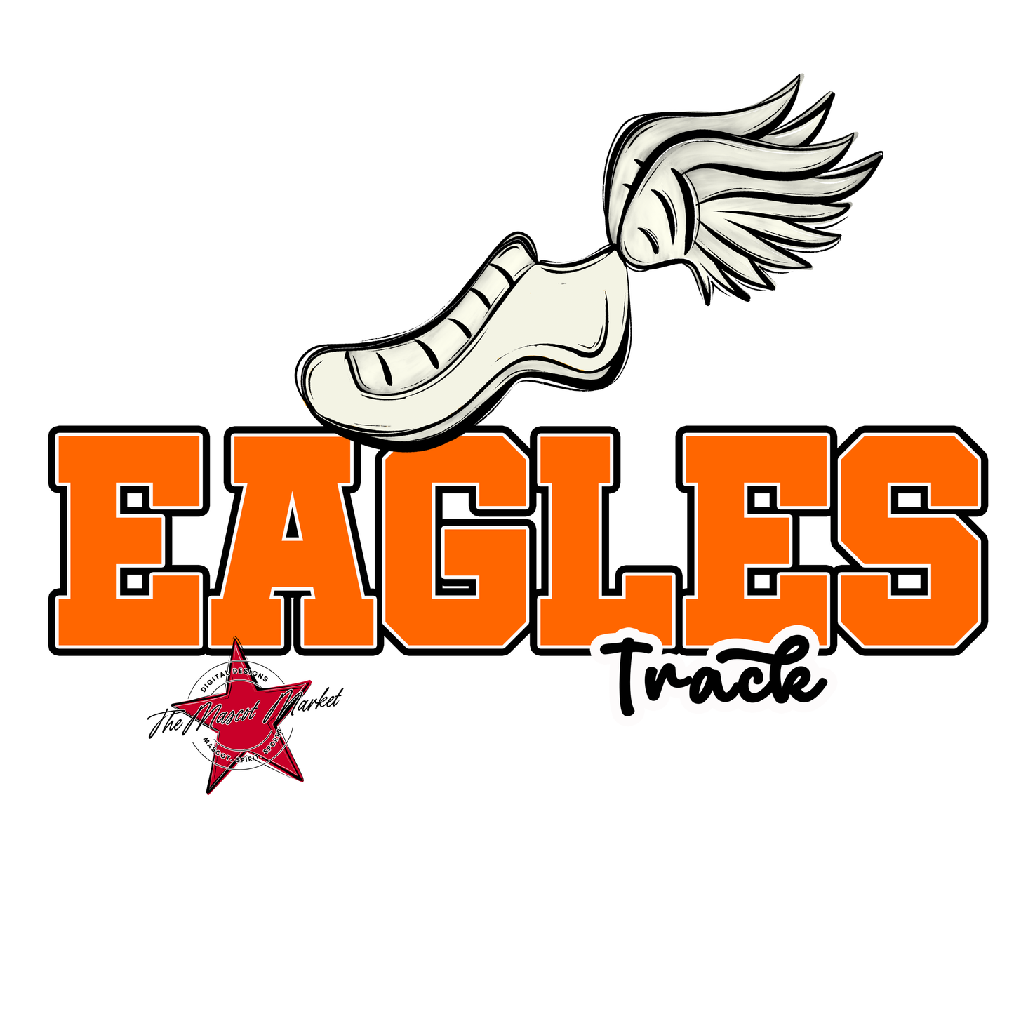 Eagles Varsity Track Design-Orange