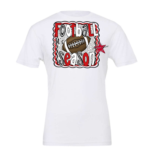 It's Football SeasonDot Design-Red