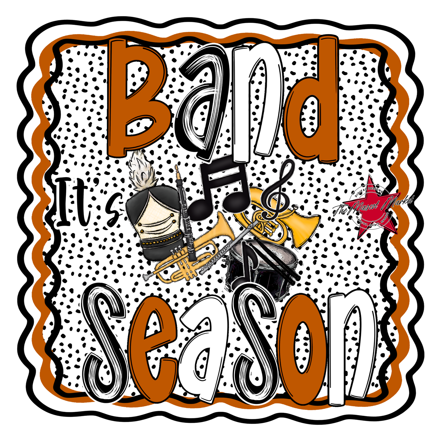 It's Band Season-Burnt Orange