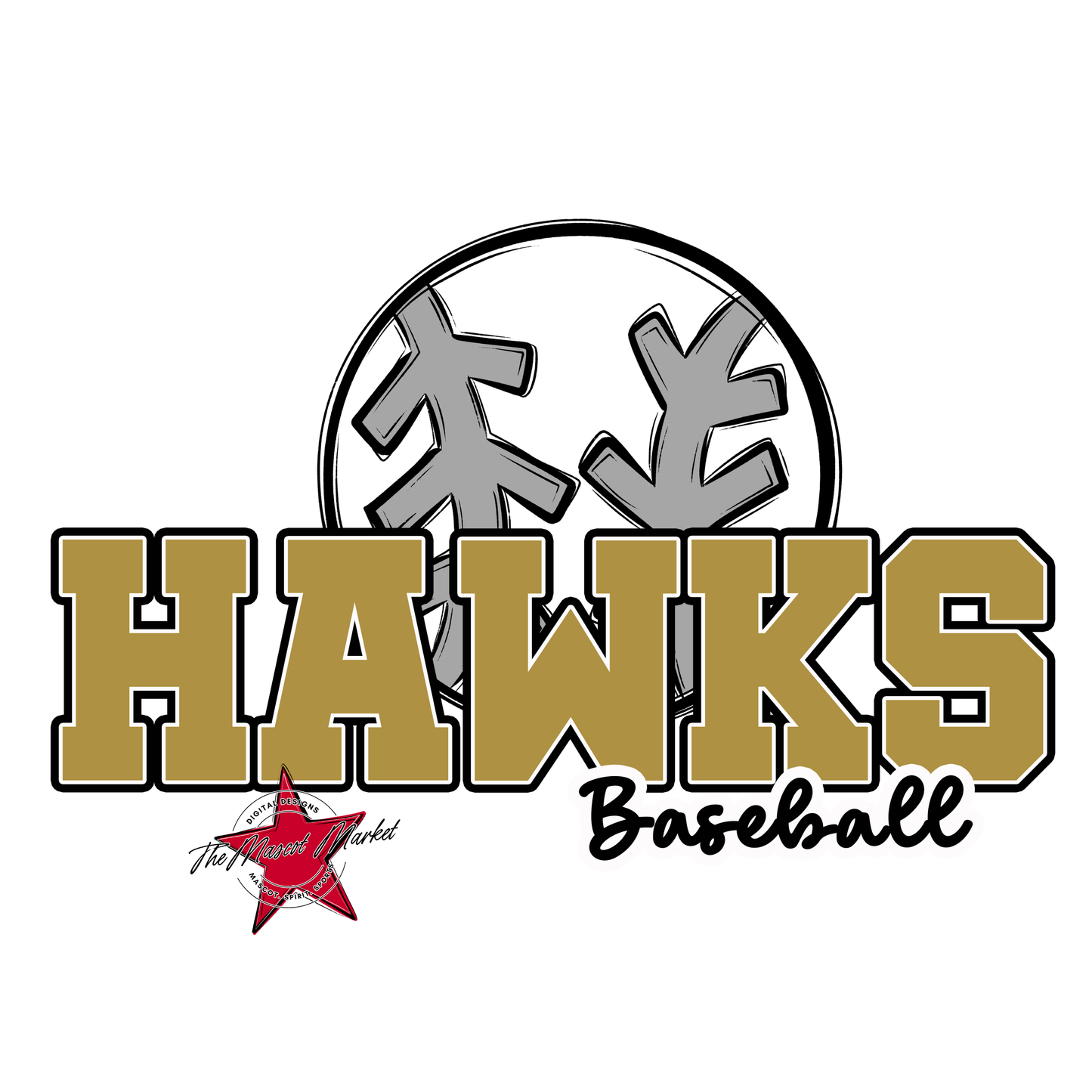 Hawks Varsity Baseball-Gold