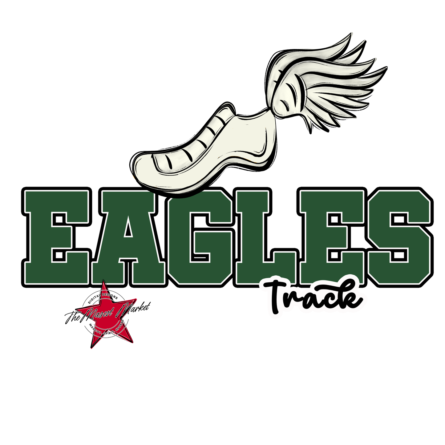 Eagles Varsity Track Design-Green