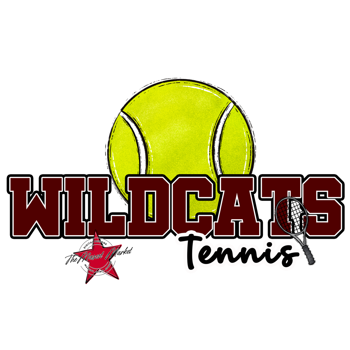 Wildcats Varsity Tennis-Maroon