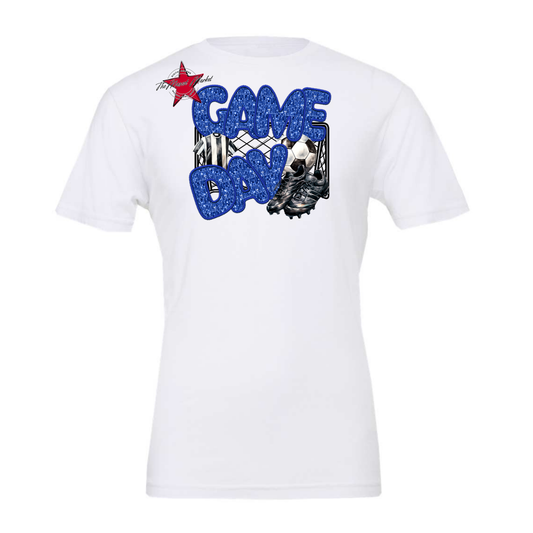 Game Day Soccer Design-Blue