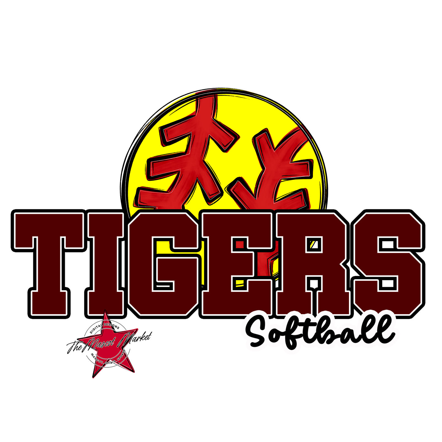 Tigers Varsity Softball-Maroon