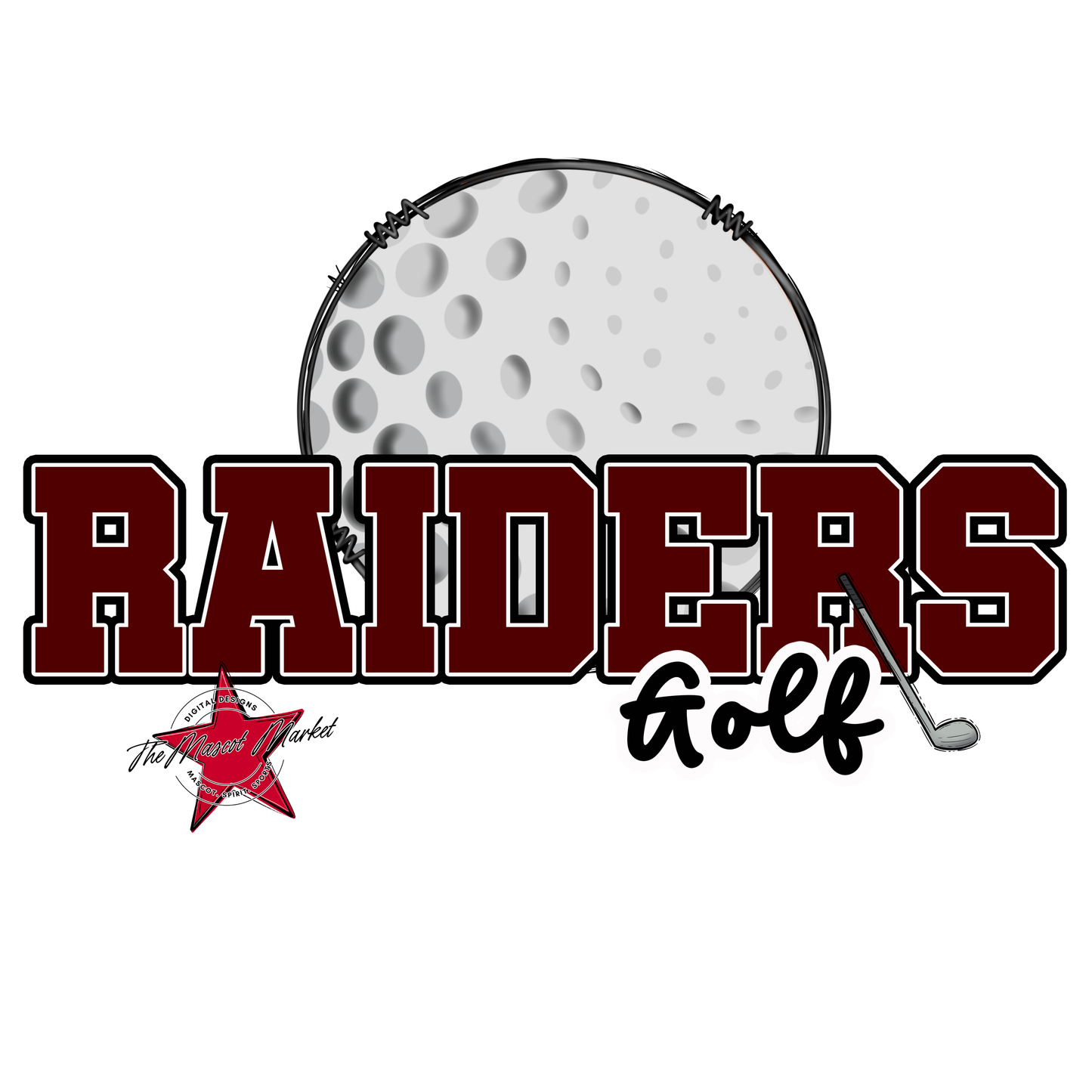 Raiders Varsity Golf-Maroon