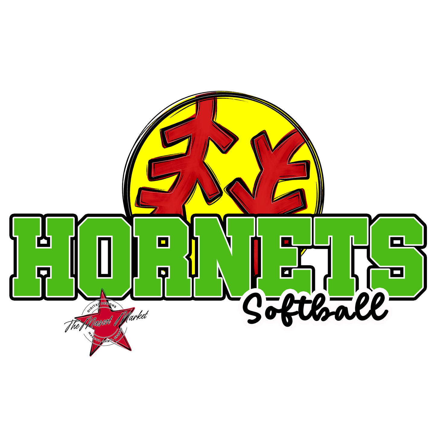 Hornets Varsity Softball-Bright Green