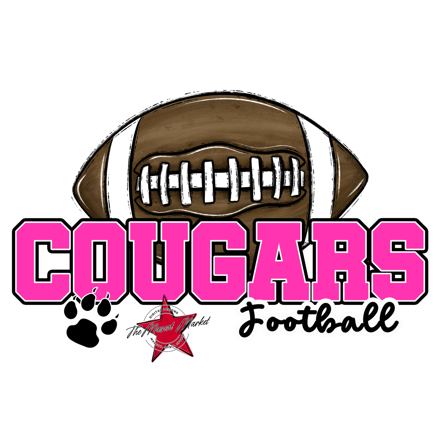 Cougars Varsity Football-Pink