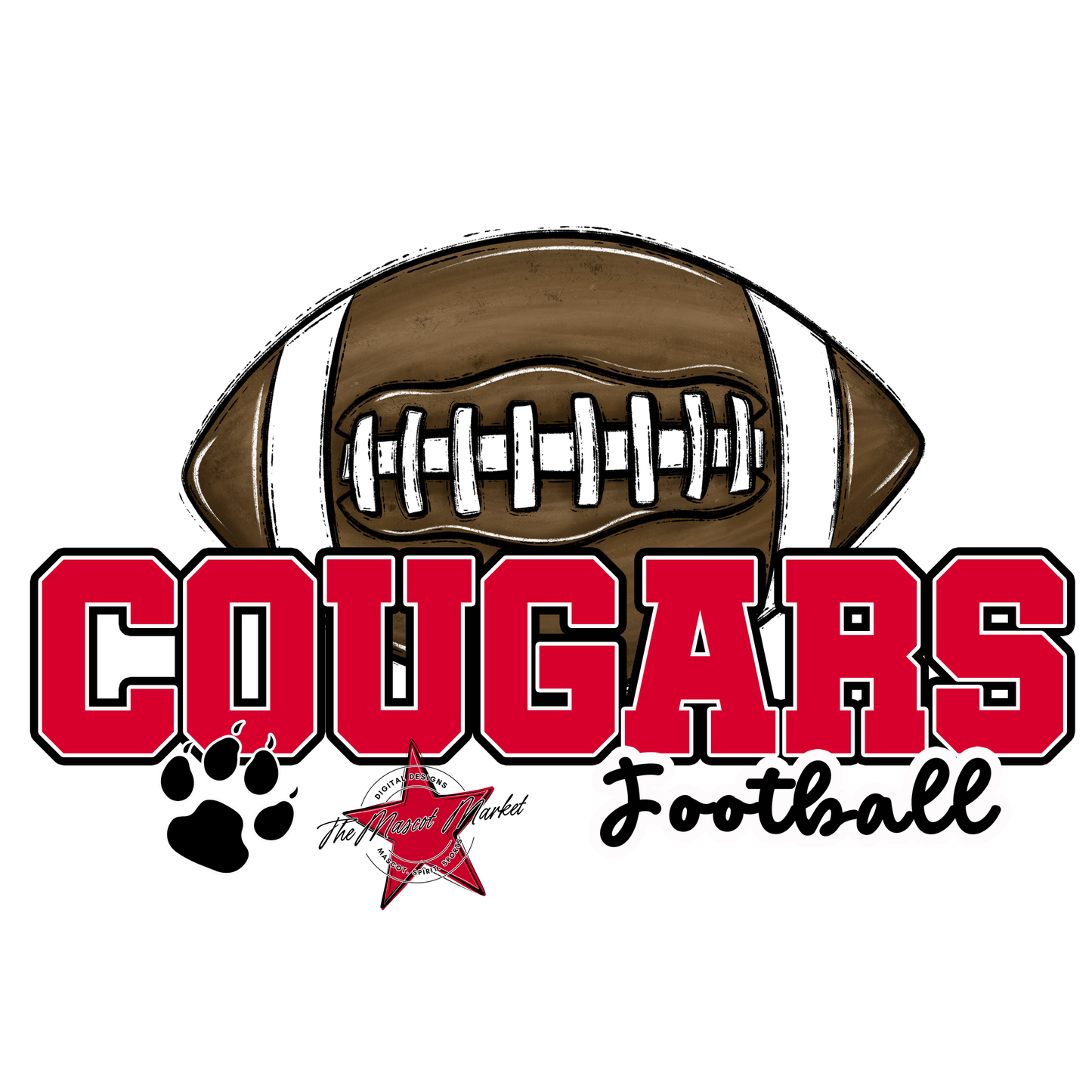 Cougars Varsity Football-Red