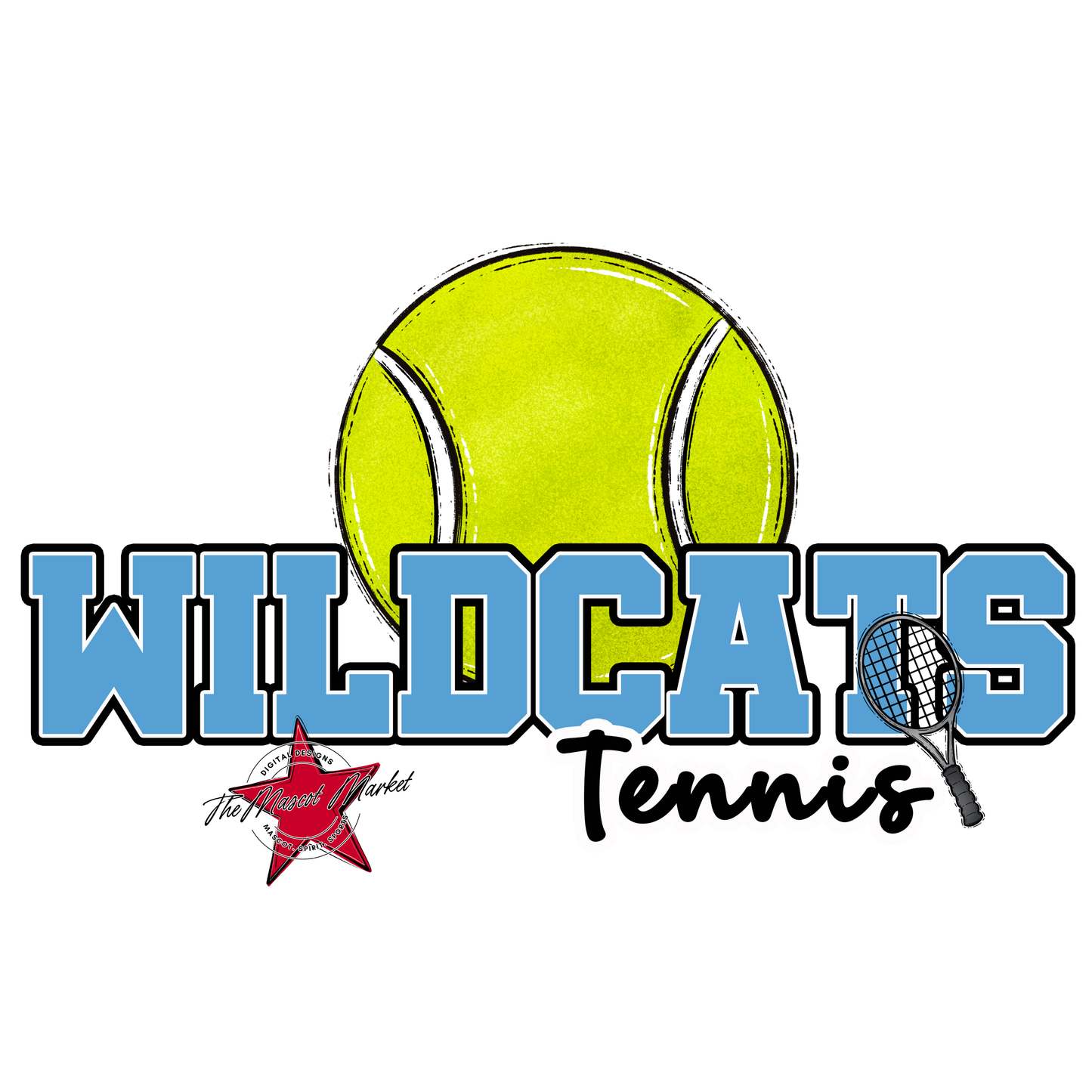 Wildcats Varsity Tennis-Carolina Blue