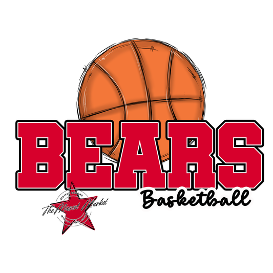 Bears Varsity Basketball Design-Red