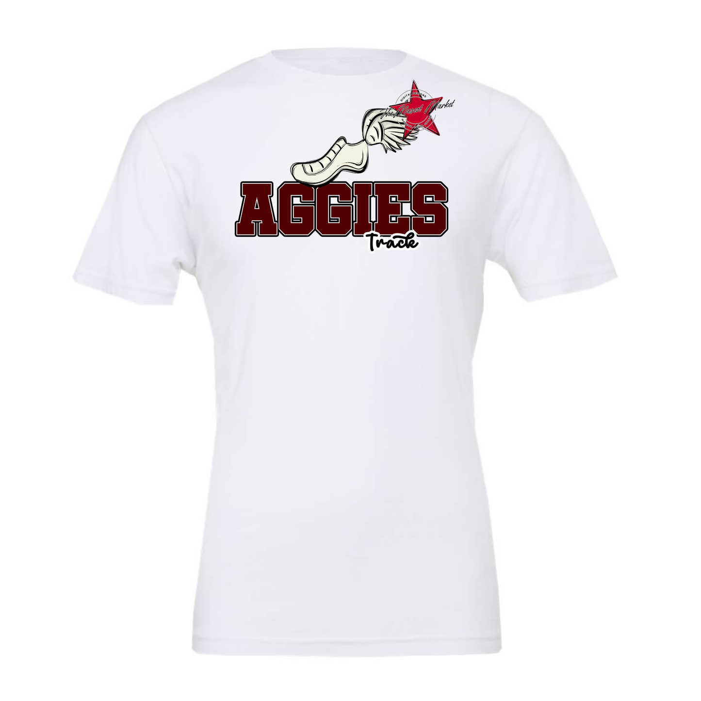 Aggies Varsity Track Design-Maroon