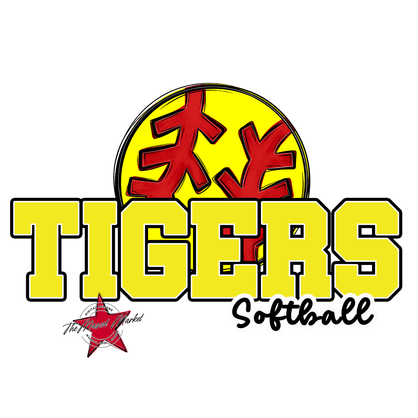 Tigers Varsity Softball-Bright Yellow