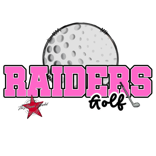 Raiders Varsity Golf-Baby Pink