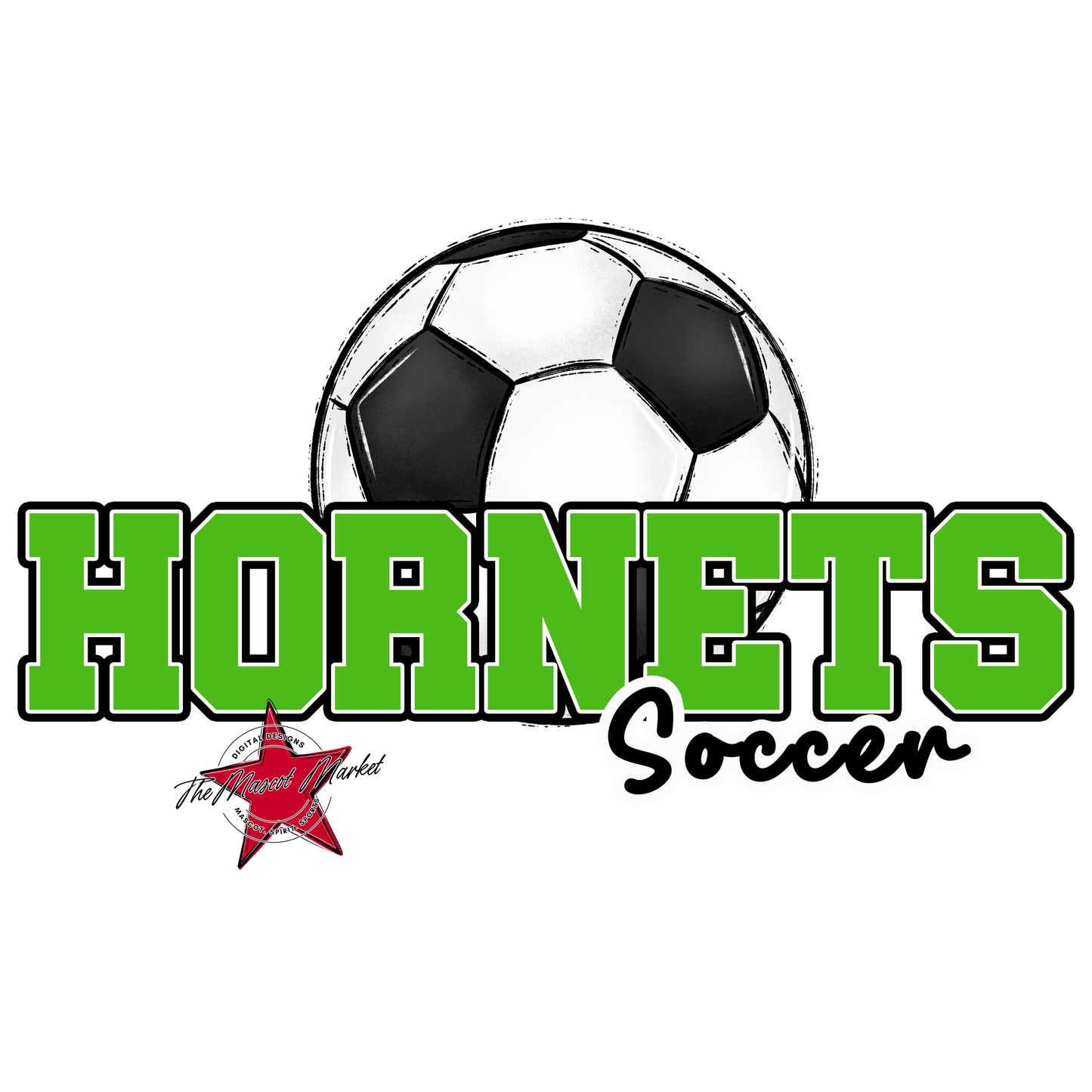 Hornets Varsity Soccer-Bright Green