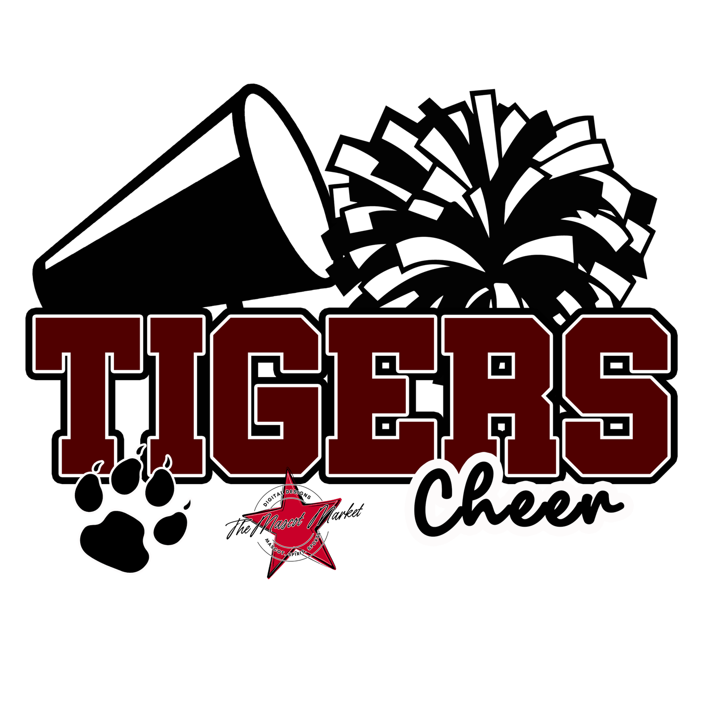 Tigers Varsity Cheer-Maroon