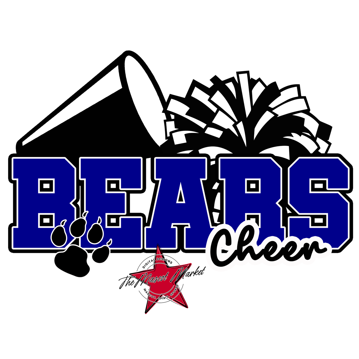 Bears Varsity Cheer Design-Blue