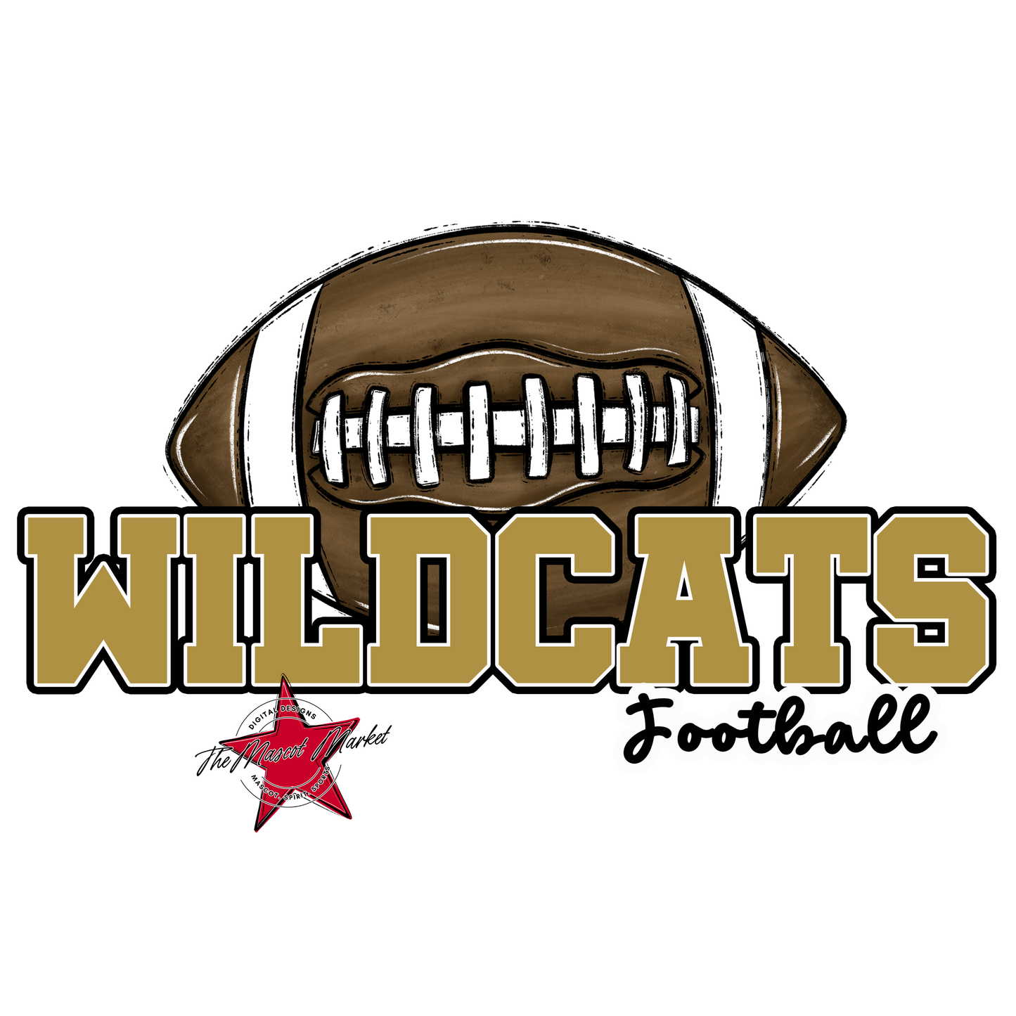 Wildcats Varsity Football-Gold
