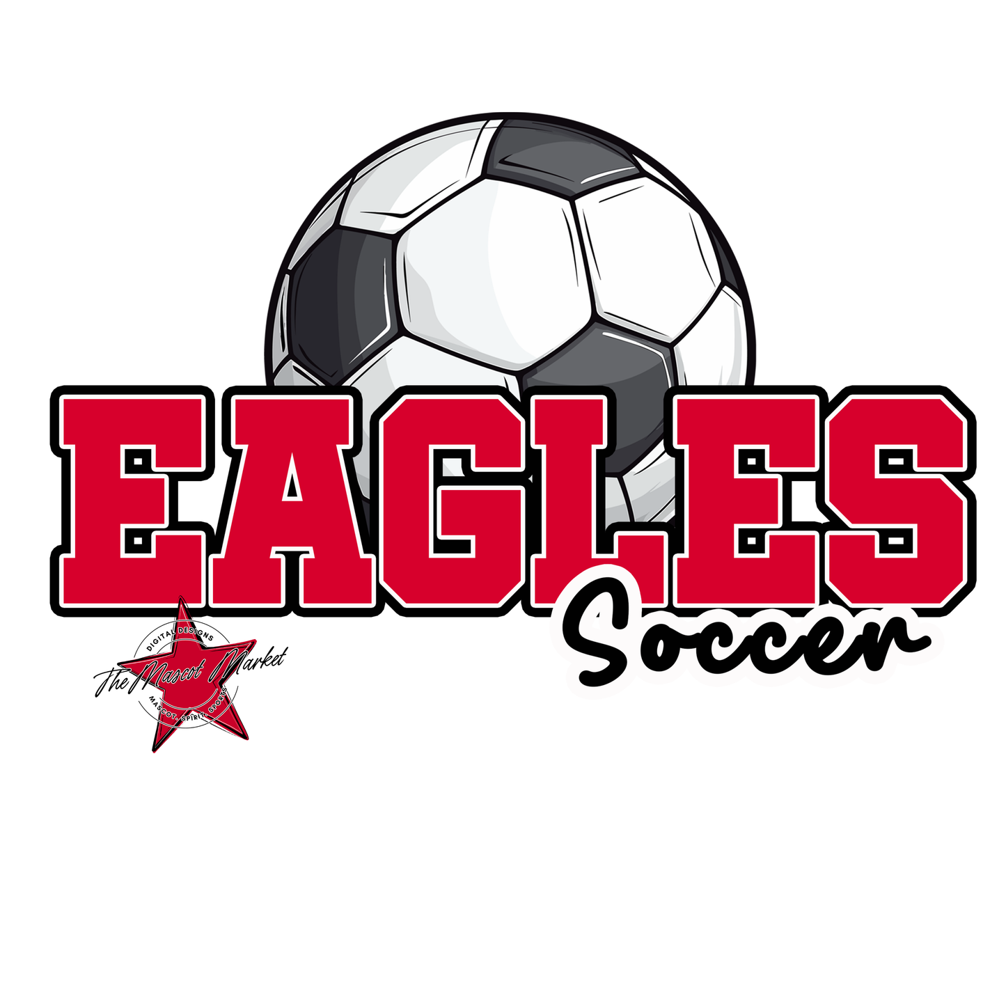Eagles Varsity Soccer Design-Red