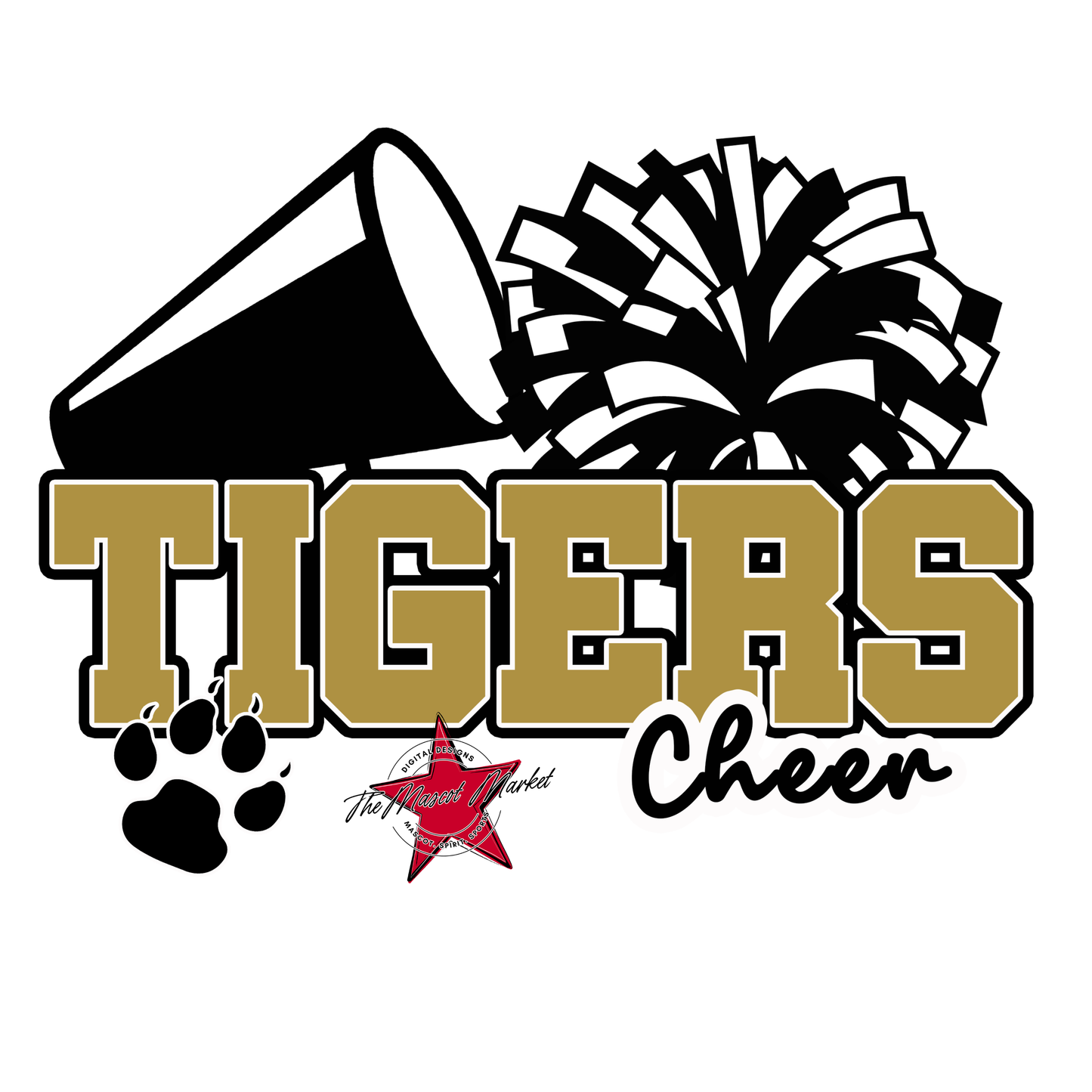 Tigers Varsity Cheer-Gold