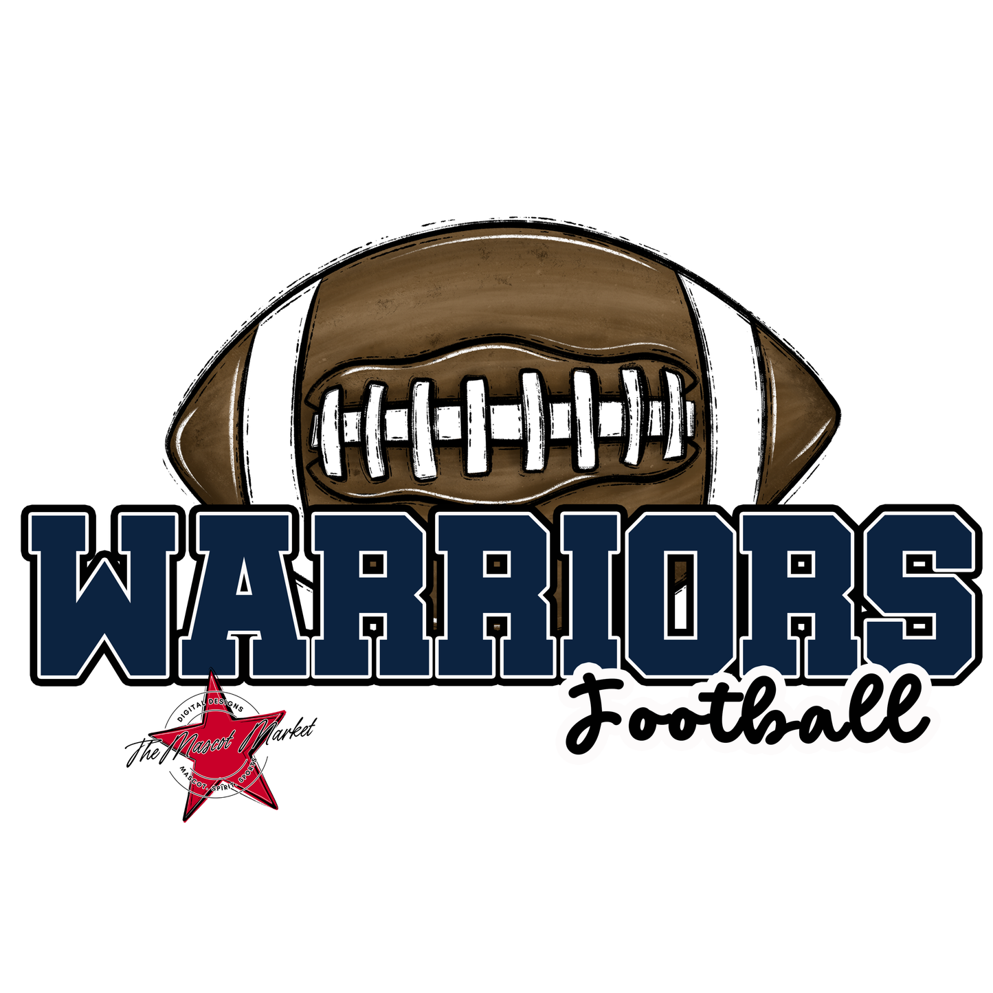 Warriors Varsity Football-Navy