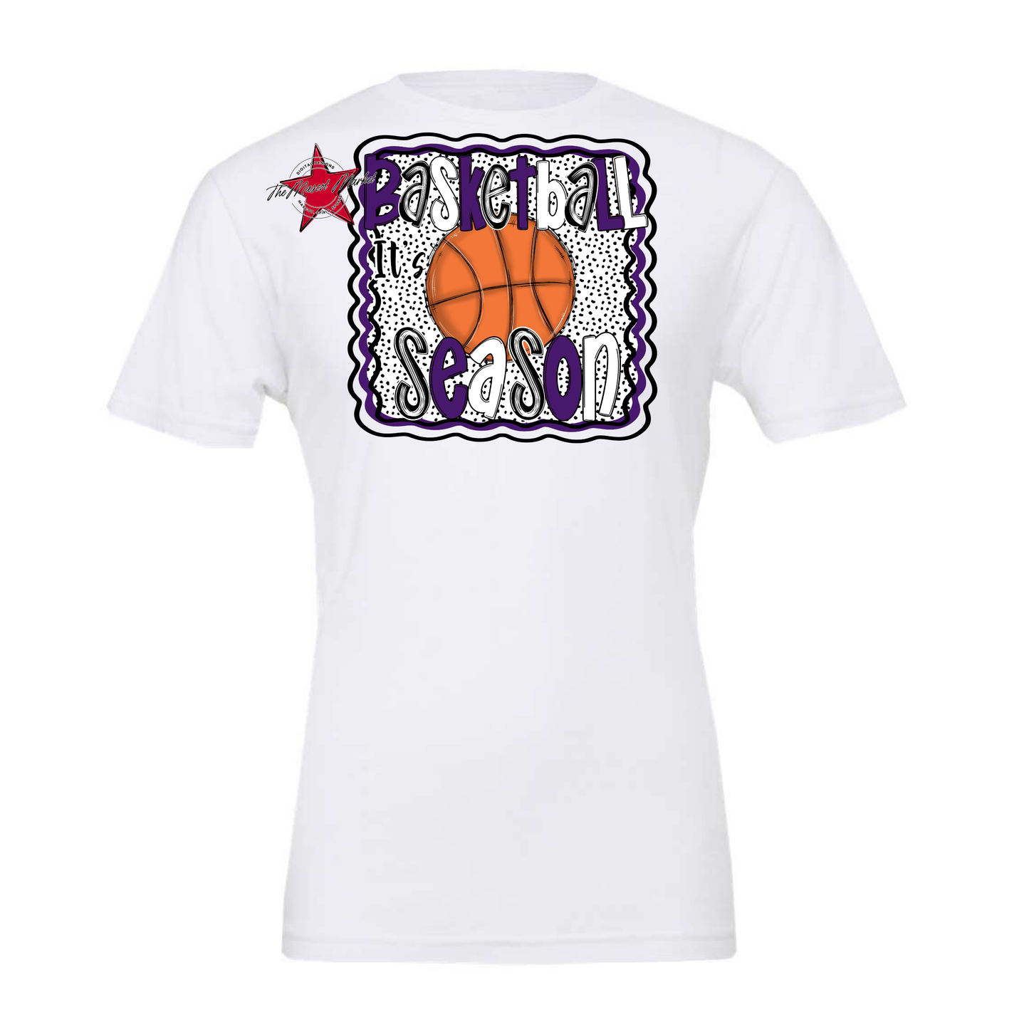 It's Basketball Season Design-Purple