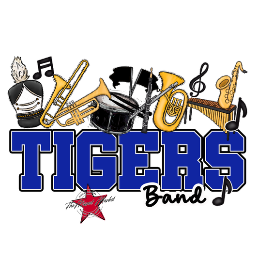 Tigers Varsity Band-Royal Blue