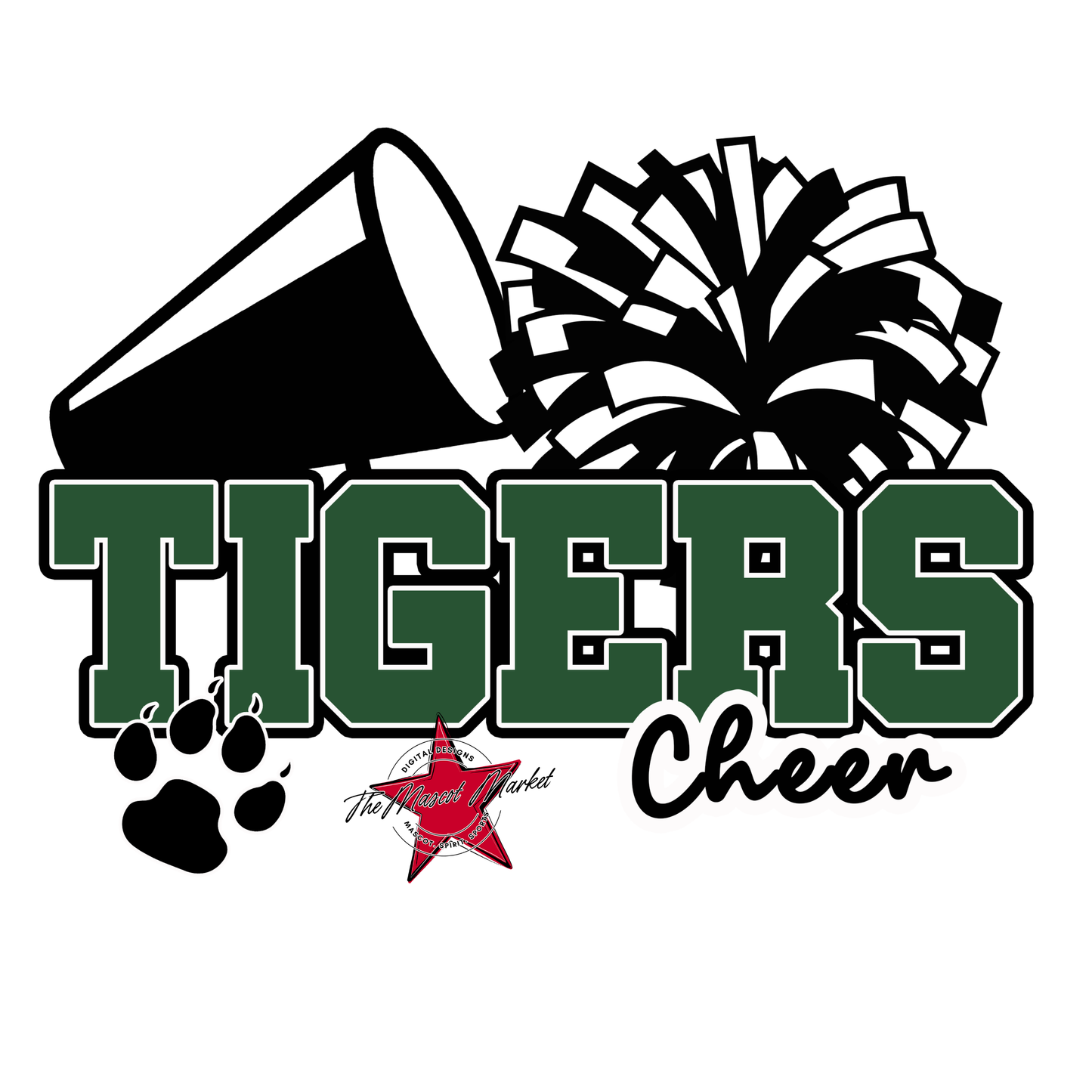 Tigers Varsity Cheer-Green