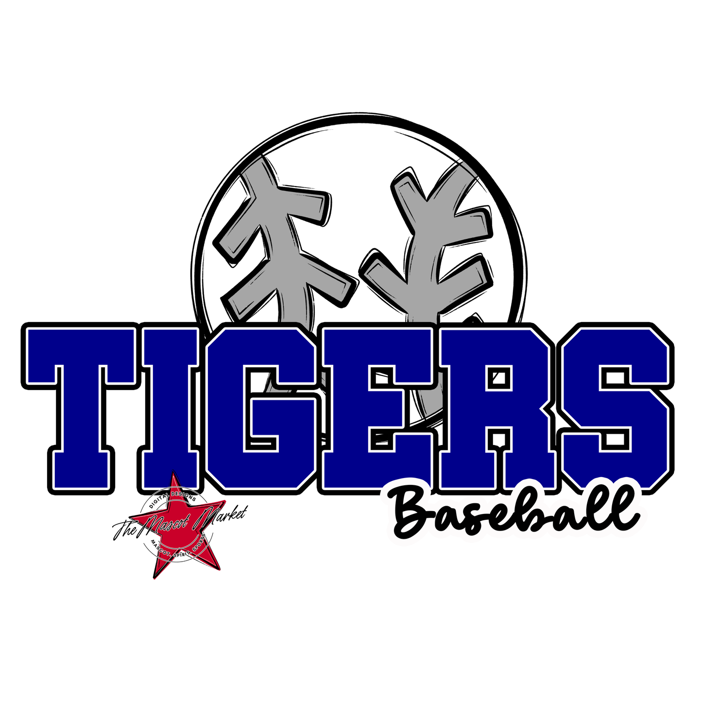 Tigers Varsity Baseball-Blue