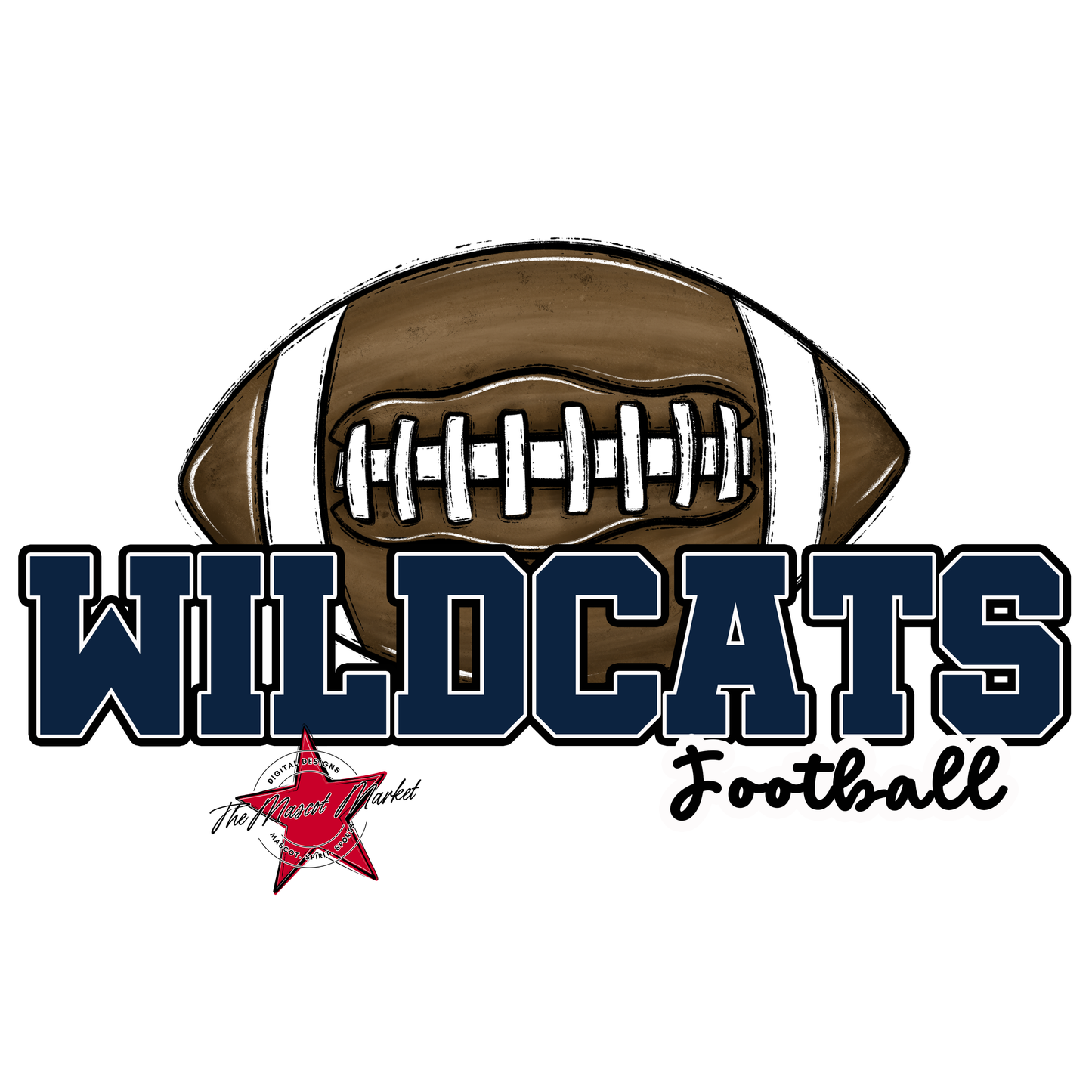 Wildcats Varsity Football-Navy