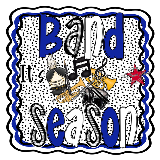 It's Band Season-Royal Blue