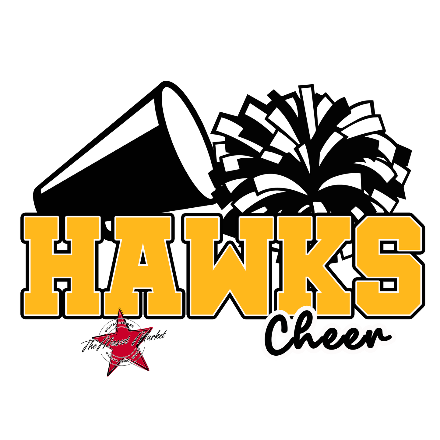 Hawks Varsity Cheer-Yellow
